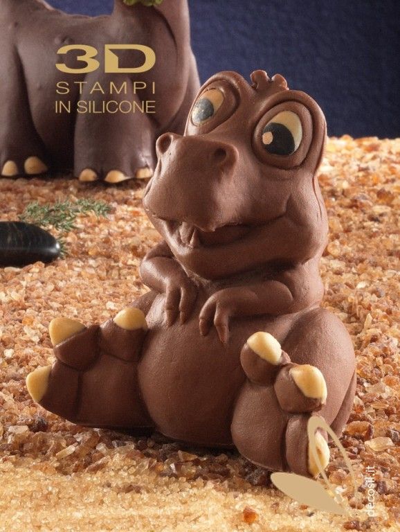 molde de chocolate Baby Benito T-Rex