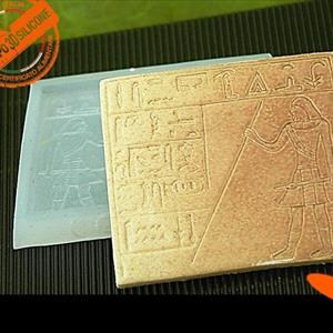 Tabla egipcia molde de silicona Dibujos egipcios 3