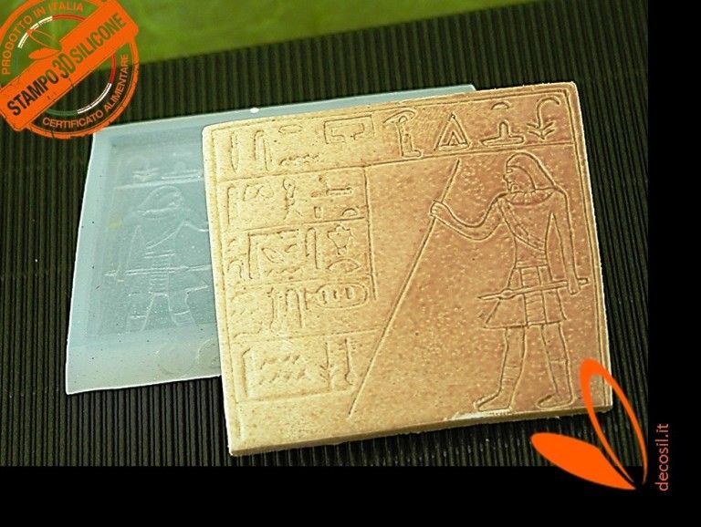 Tabla egipcia molde de silicona Dibujos egipcios 3
