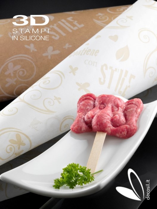 El molde de la cara del elefante