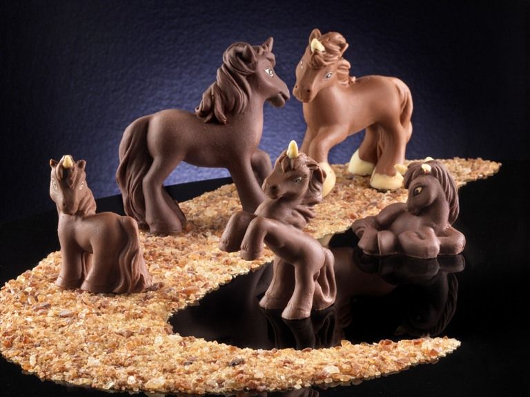 Moldes para unicornio de chocolate