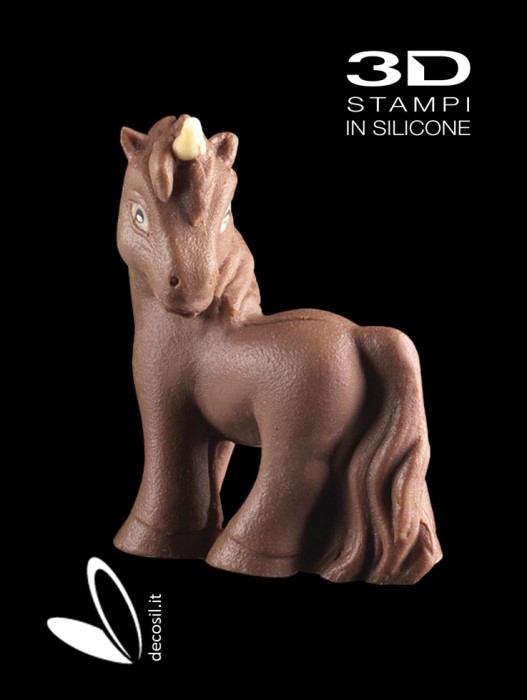 Unicornio Pequeño molde de chocolate