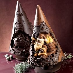 Moldes de silicona Pino de navidad en chocolate, Arbol de Navidad en chocolate