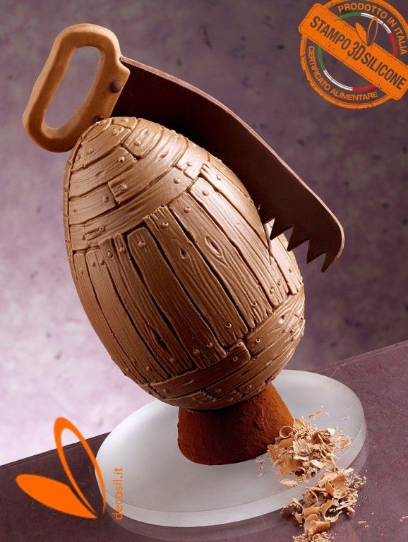 Madera Molde LINEAGUSCIO Huevo de Chocolate