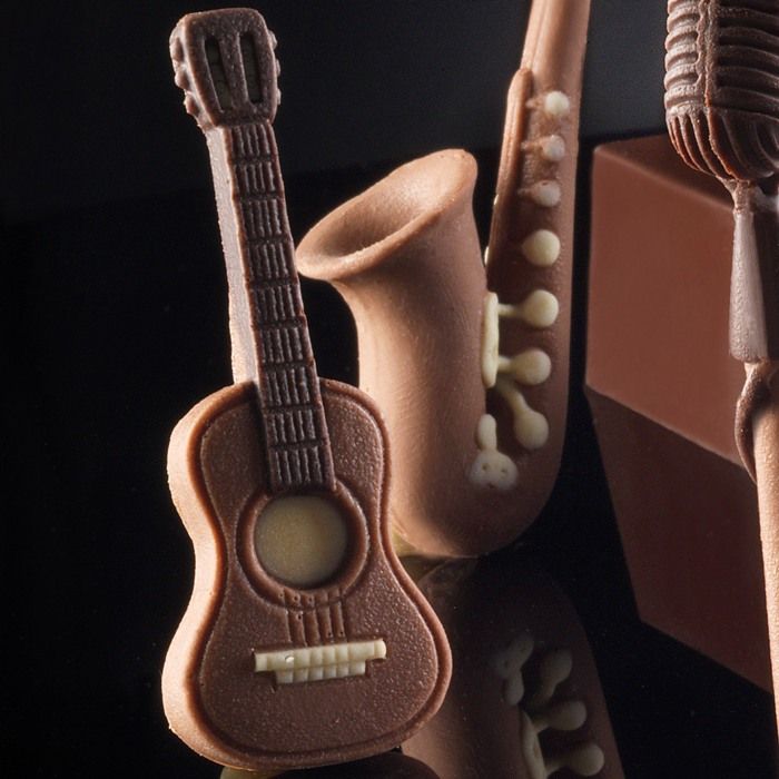 Guitarra Clásica molde de silicona 3D