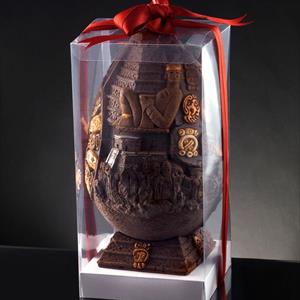 Molde para Huevo de Pascua Grande Maya