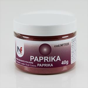 Paprika colorante alimentario metalizado en polvo 40 g.