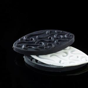 Molde Hoja con Olas
