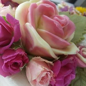 Molde Rosa grande chic