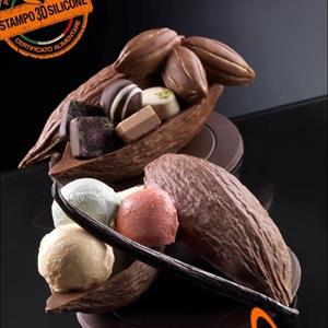 Molde Fruto del Cacao medio