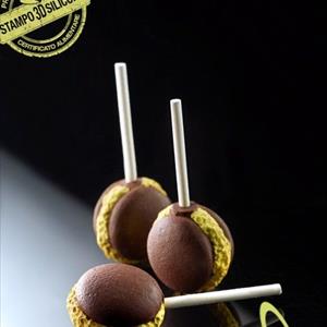 Macaron franceses pops molde