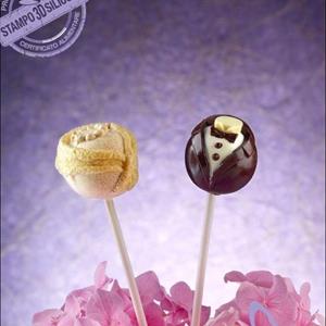 Novios molde de piruleta