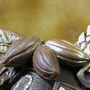 Molde de silicona Frutos del cacao 3 cabosse