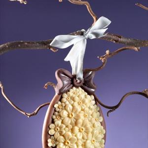 Molde Colgante de Pascua con Flores
