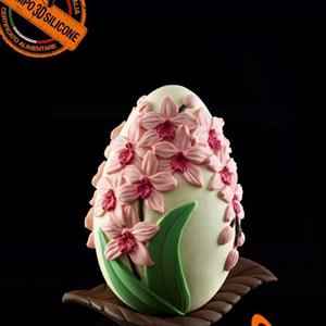 Base para Huevo de Pascua Hoja Grande molde