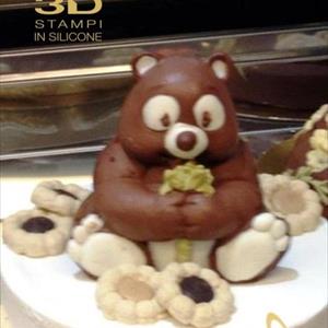 Oso Panda Aristo molde de silicona