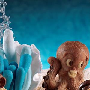 Pólipo - moldes animales para chocolate