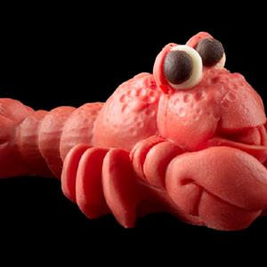 Langosta moldes de chocolate de los animales