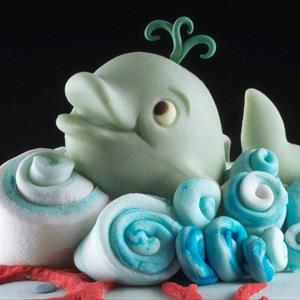 Ballena moldes de chocolate de los animales