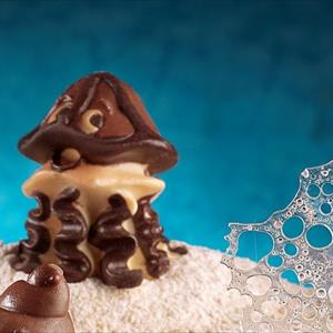 Medusa moldes animales para chocolate