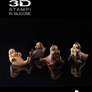 Foca moldes animales para chocolate