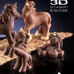 Molde Unicornio Pequeño Rampante
