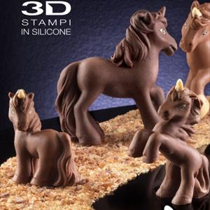 Unicornio Pequeño molde de chocolate