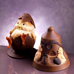 Pollitos Molde LINEAGUSCIO Campana de Pascua
