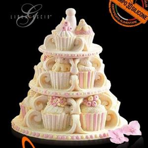 Cupcakes Molde LINEAGUSCIO Campana de Pascua