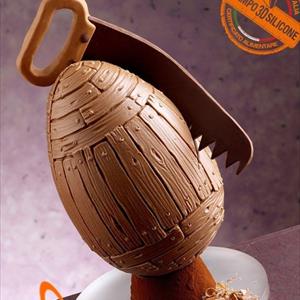 Madera Molde LINEAGUSCIO Huevo de Chocolate