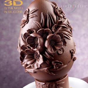 Molde Huevo Flor de Durazno