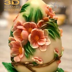 Molde Huevo Flor de Durazno