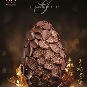 Copos de Chocolate Huevo de Pascua Molde LINEAGUSCIO