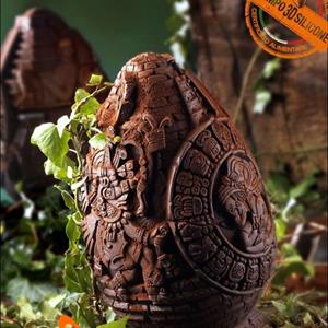 Molde para Huevo de Pascua Grande Maya