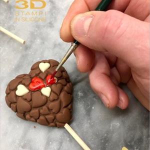 Corazones cake pops decoStick