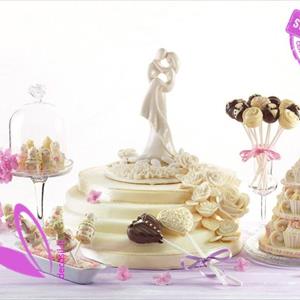 Corazones de Novios molde de piruletas decoStick