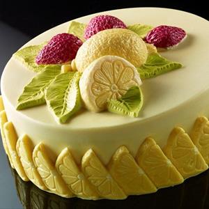 Molde Torta Helado con fresa y limón