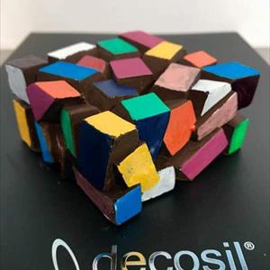 Monoporción Torta Cubos