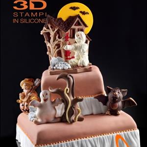 Molde de Silicona  Murciélago de Halloween