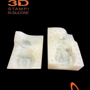 Molde de Silicona  Bruja sobre calabaza