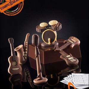 Guitarra Clásica molde de silicona 3D