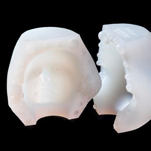 molde de silicona Cabeza de Hombre Pequeña Línea Malizia