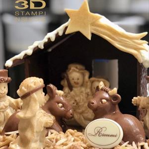 Molde Casita Portal de Pesebre con Estrella