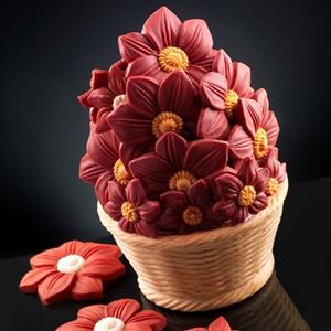 Molde Flor de Nochebuena grande