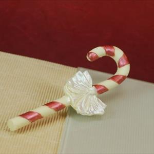 Bastón de caramelo molde de silicona - Caña de dulces de Navidad