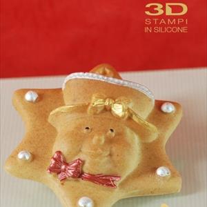Ornamento Muñeco de Nieve molde de chocolate