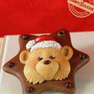 molde de chocolate Ornamento de Teddy Bear