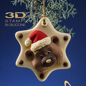 molde de chocolate Ornamento de Teddy Bear