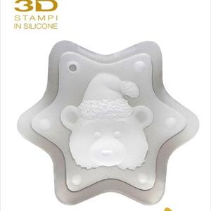 molde de chocolate Ornamento de Teddy Bear