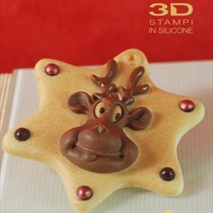 Molde Ornamento de Reno Navideño